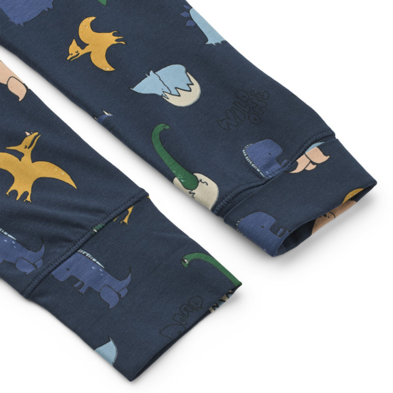 LIEWOOD WILHELM pijama ajustabilă Dino roar / Classic navy