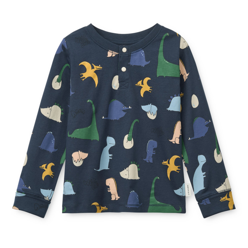 LIEWOOD WILHELM pijama ajustabilă Dino roar / Classic navy
