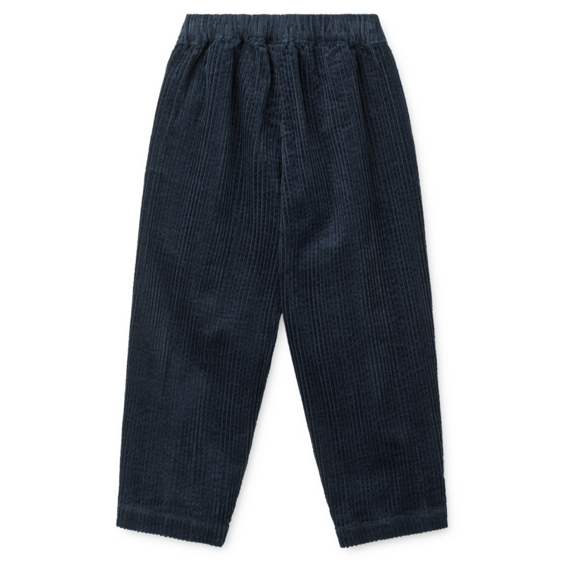 LIEWOOD BORRIS Pantaloni din velur reiat pentru copii Classic navy