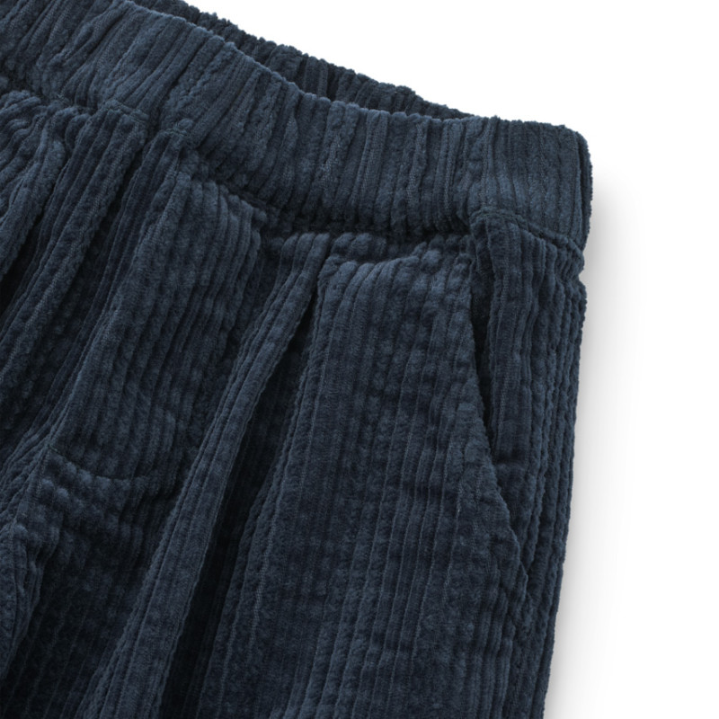 LIEWOOD BORRIS Pantaloni din velur reiat pentru copii Classic navy