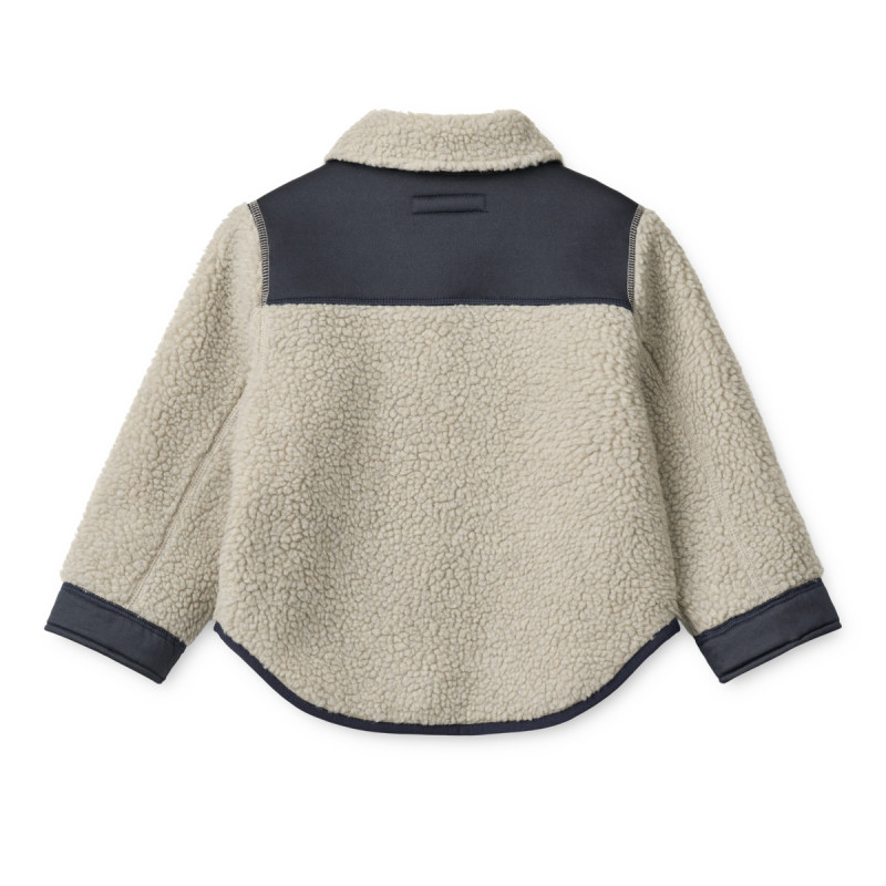 LIEWOOD ELIAN cămașă fleece pentru copii Mist / Classic navy