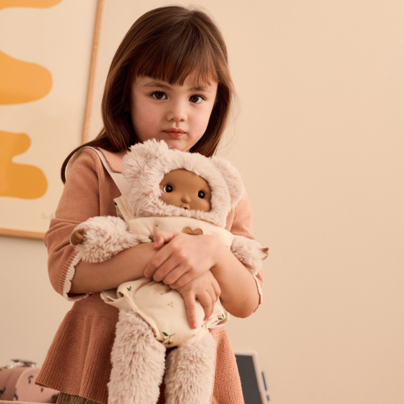 LIEWOOD ELEANOR Marsupiu pentru păpuși Mini Me Peach