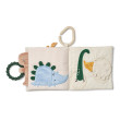 LIEWOOD FEY Carte senzorială moale Dino Roar / Dove blue