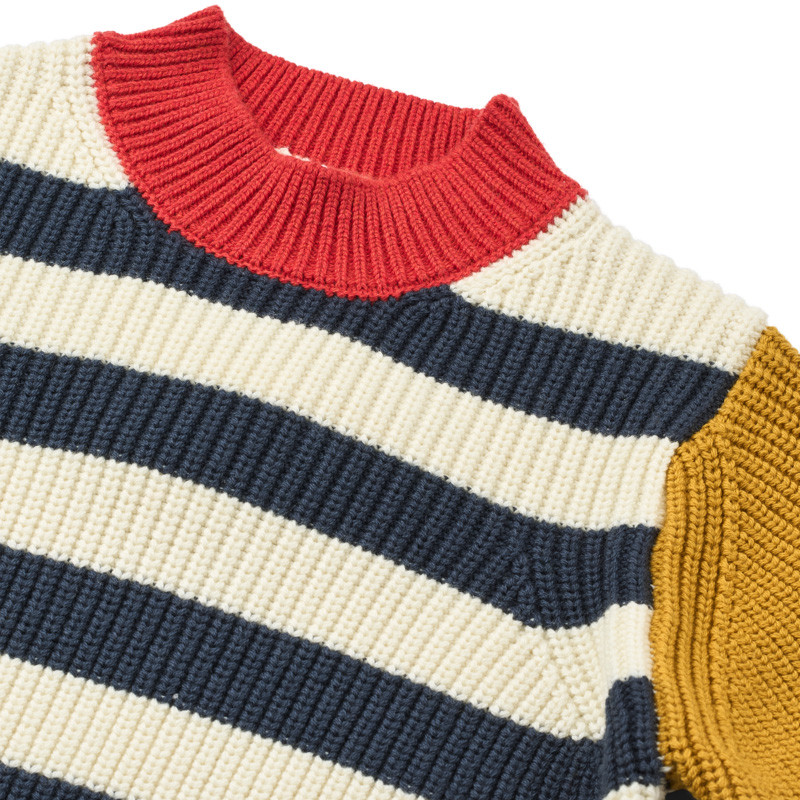 LIEWOOD LEVI pulover tricotat din bumbac pentru copii Yuzy multi mix