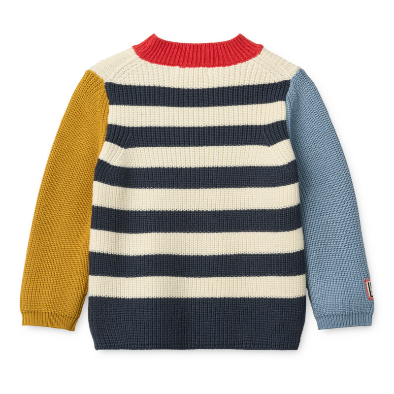 LIEWOOD LEVI pulover tricotat din bumbac pentru copii Yuzy multi mix
