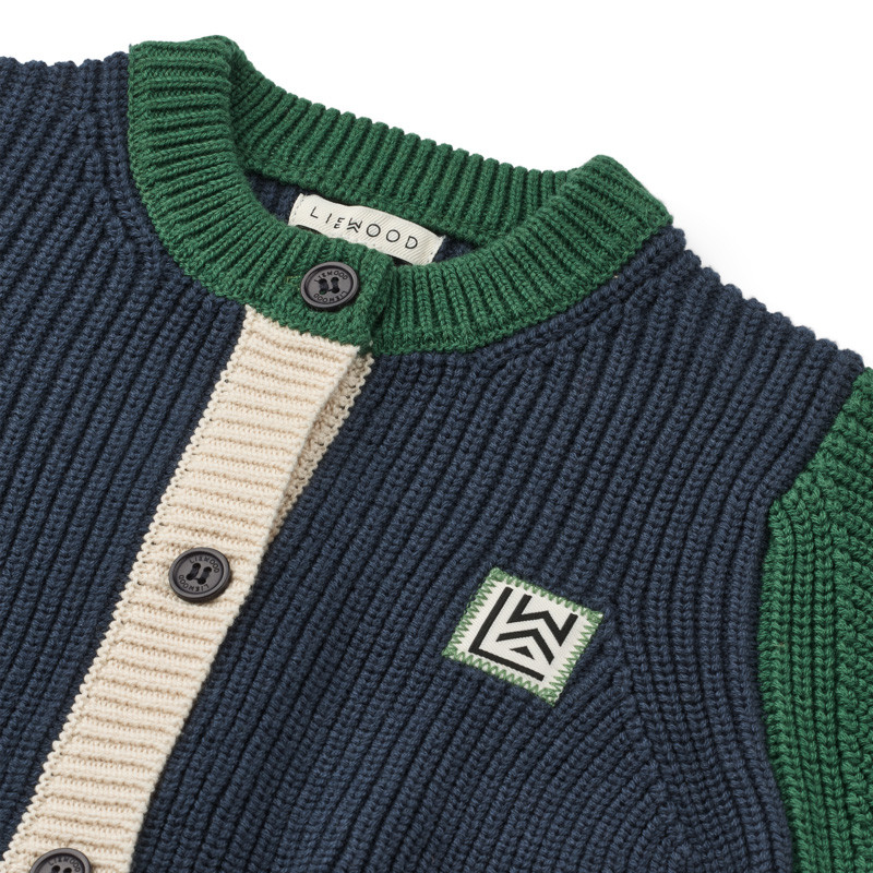 LIEWOOD THEA cardigan din bumbac Classic navy multi mix