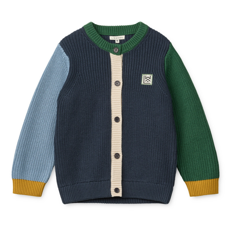 LIEWOOD THEA cardigan din bumbac Classic navy multi mix