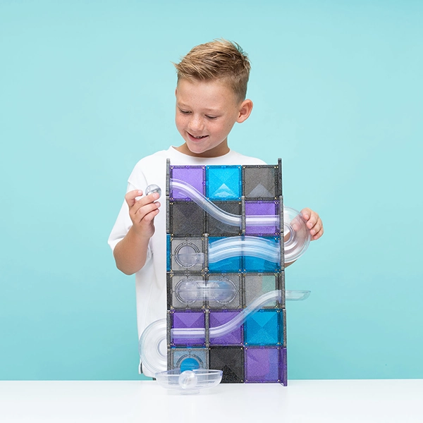 Set de construcție magnetică CONNETIX® Ball Run Galaxy Pack 61 piese Set de construcție magnetică CONNETIX® Ball Run Galaxy Pack 61 piese