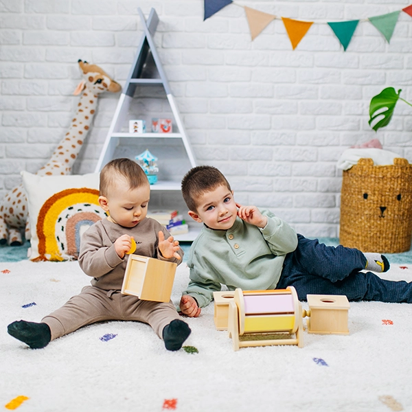 Cutie Montessori cu bilă - Joybex