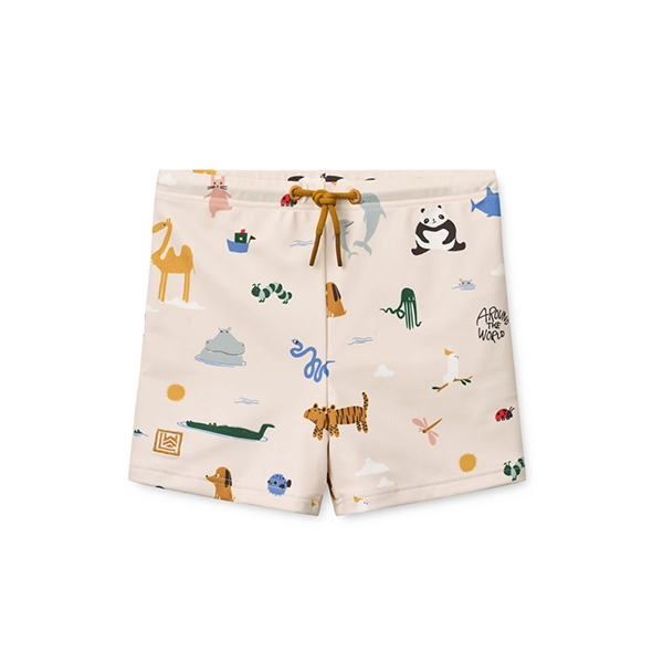 LIEWOOD Otto pantaloni de baie Around the world / Sandy