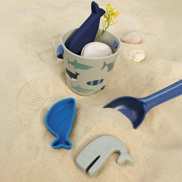 LIEWOOD set plajă Gilma Shark / Dove blue