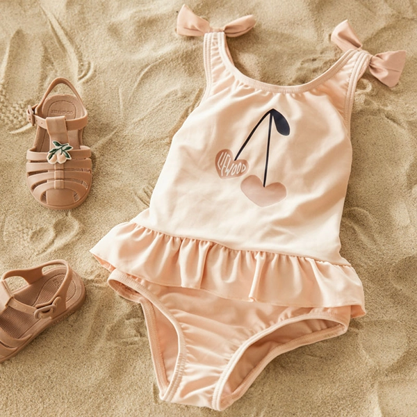 LIEWOOD Amara costum de baie cu fundă Apple blossom LIEWOOD Amara costum de baie cu fundă Apple blossom