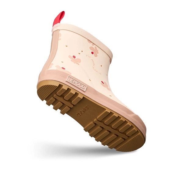 LIEWOOD cizme scurte de ploaie Tekla Mini Butterfly / Apple blossom LIEWOOD cizme scurte de ploaie Tekla Mini Butterfly / Apple blossom