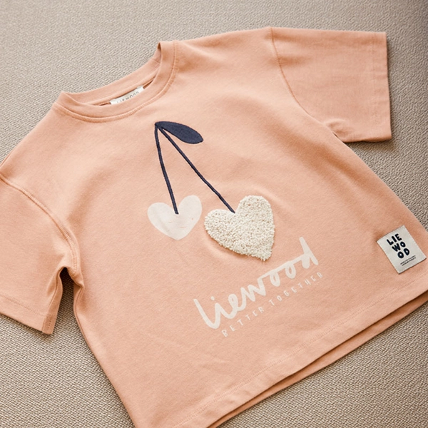 LIEWOOD Tyler tricou Sweethearts / Pale tuscany