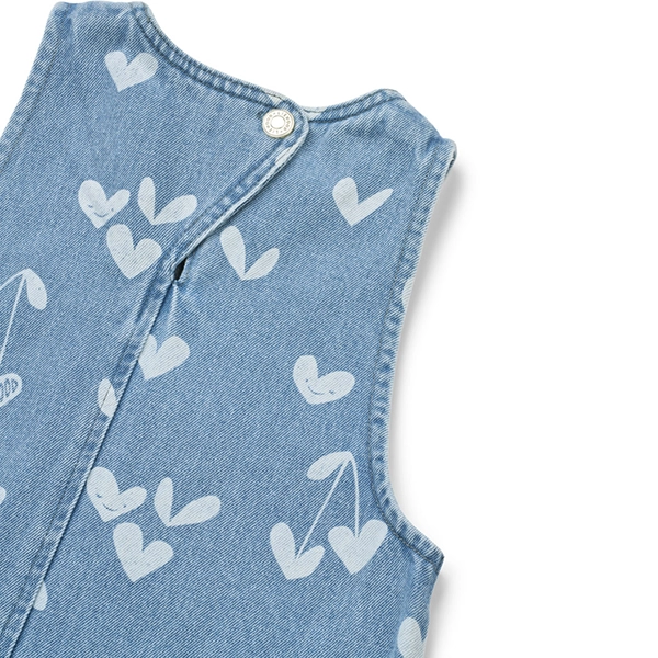 LIEWOOD Rochie din denim Angelica Sweethearts / light blue