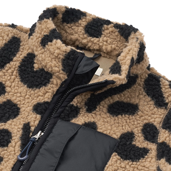 LIEWOOD salopetă fleece copii Nolano Mega leo / Oat mix