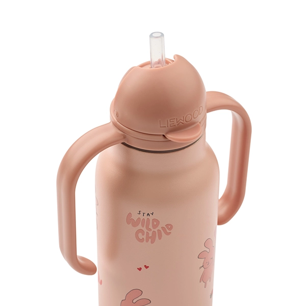 Sticlă termoizolantă Kimmie 250 ml LIEWOOD Wild child / Rosey